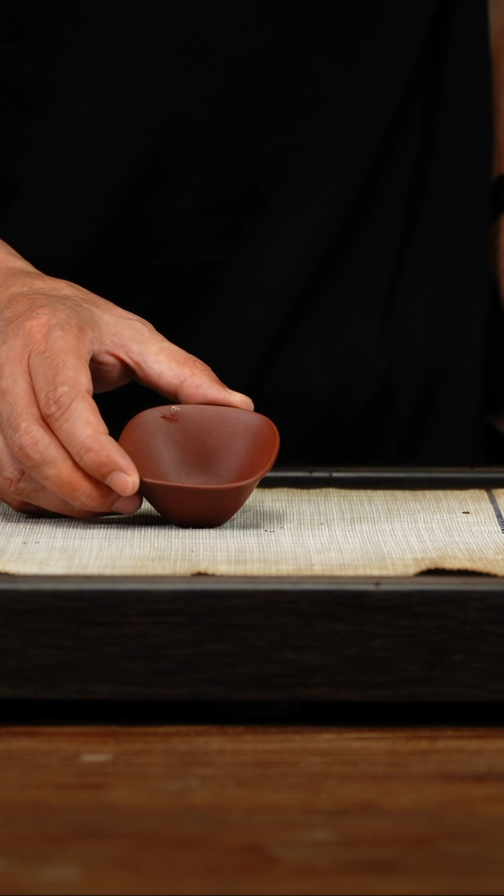 茶壶紫砂紫泥四方斗笠