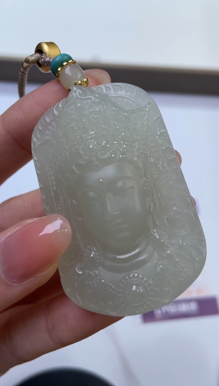 【闪购商品】和田玉挂件未镶嵌277871/观音  多样性一件发