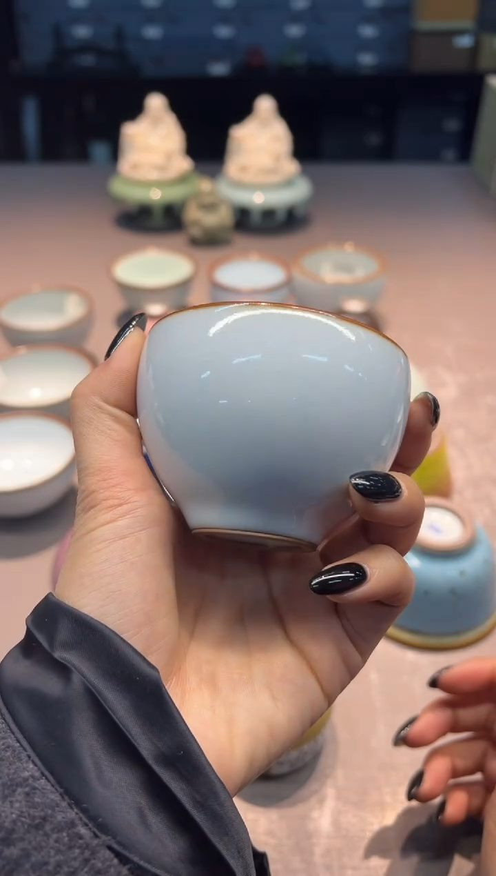 【闪购商品】茶盏燕泥堂 微云小鸡心杯