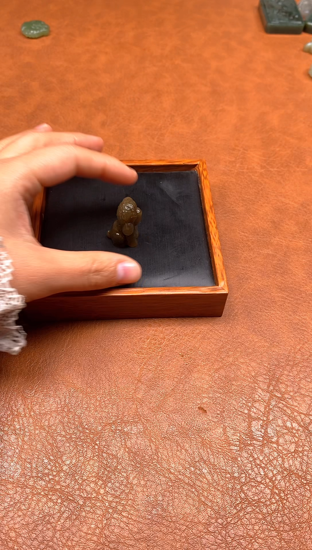 颈饰未镶嵌和田玉旺财