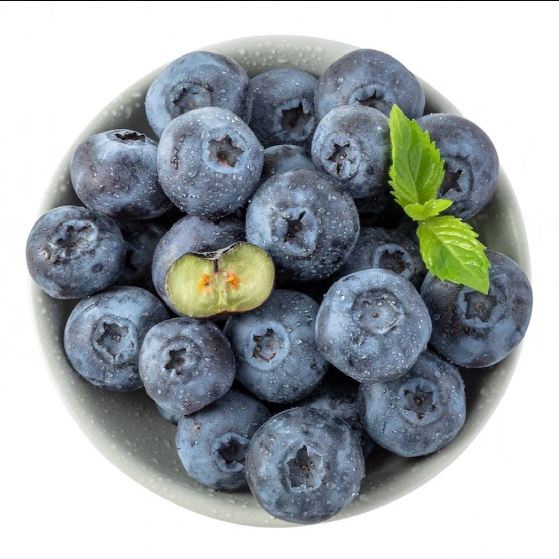 秘鲁进口纯甜蓝莓 花香浓郁 16-18+mm 顺丰包邮 60g/盒