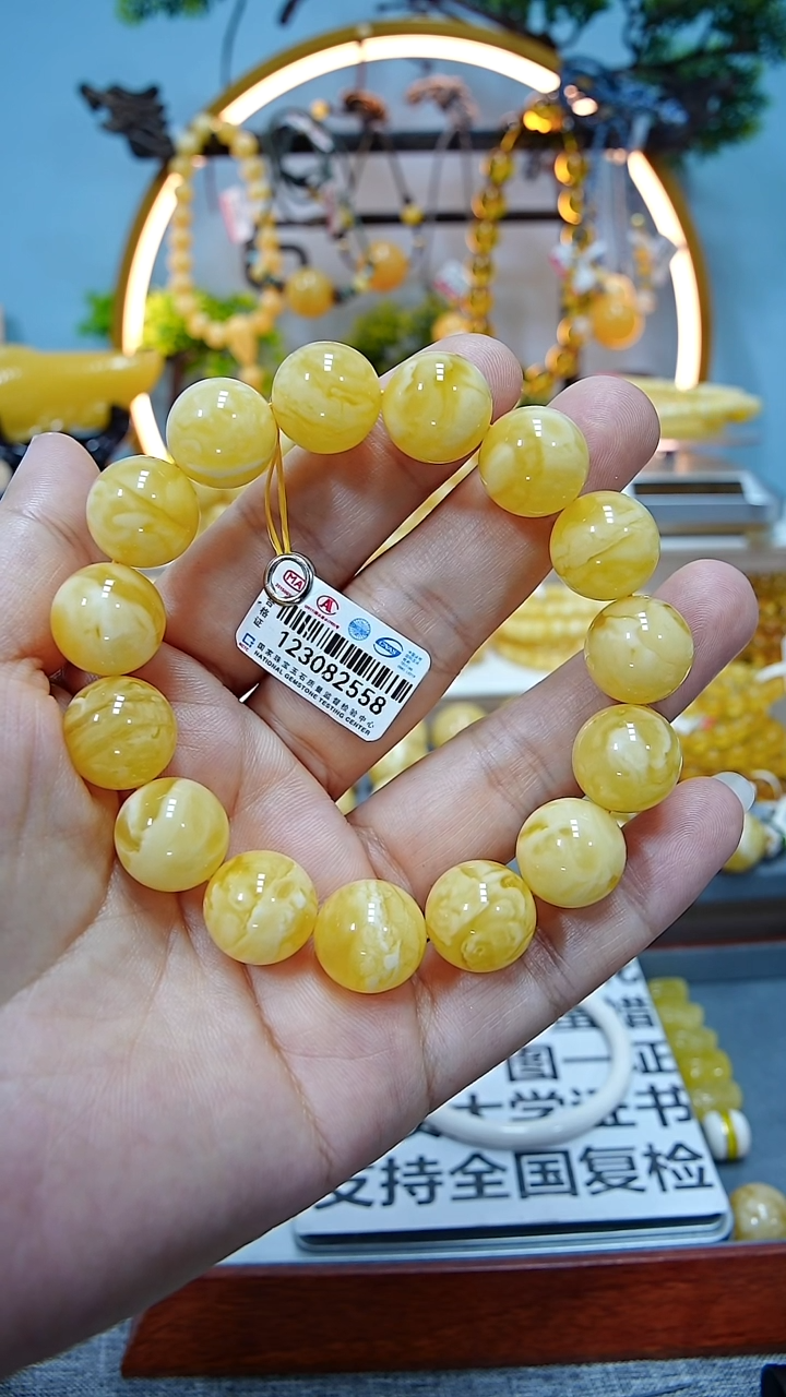 【闪购商品】蜜蜡手链未镶嵌14+******