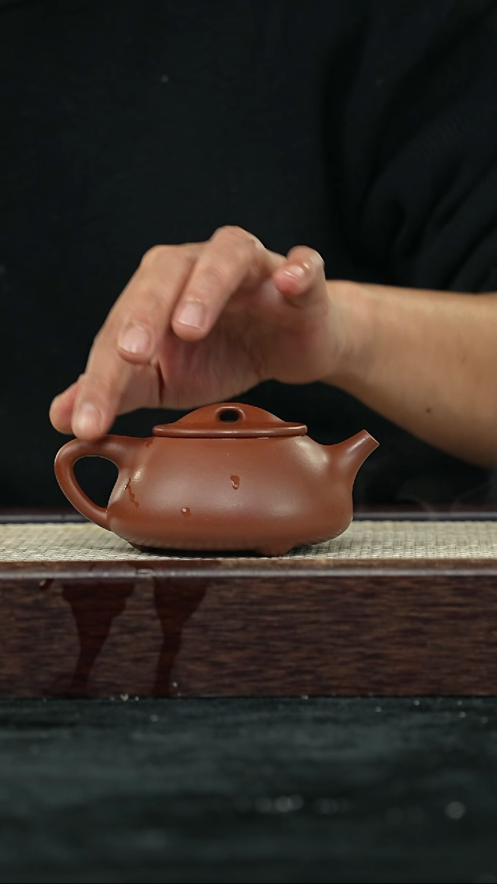 【闪购商品】紫砂茶壶@@AJ7204李方景舟石瓢