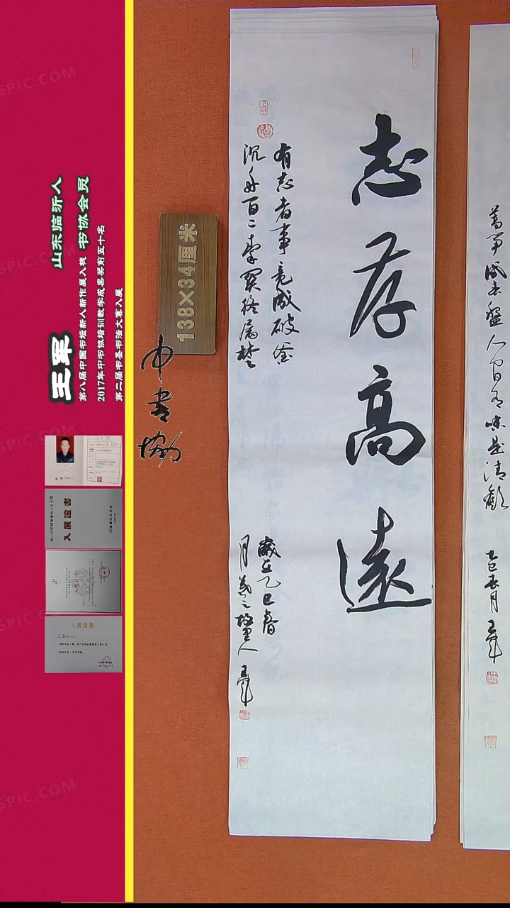 【闪购商品】书法456王军书法精品作品