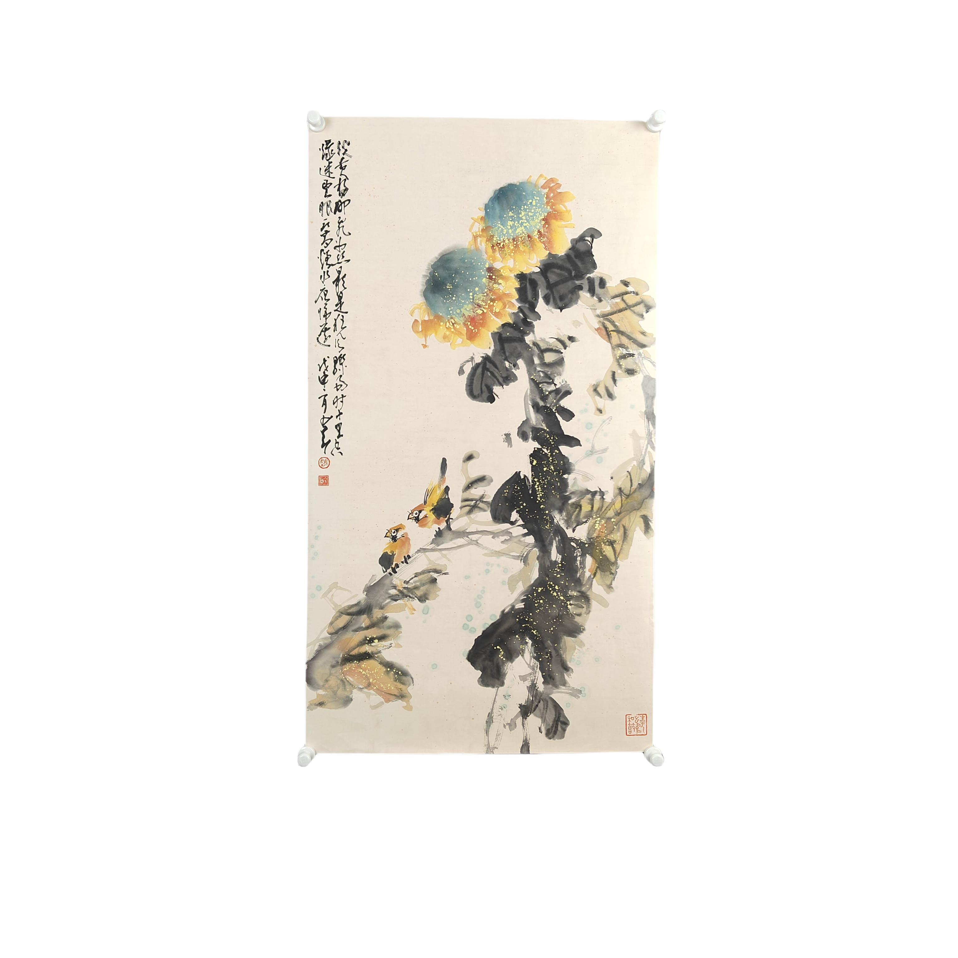 c-03赵少昂花鸟90×50