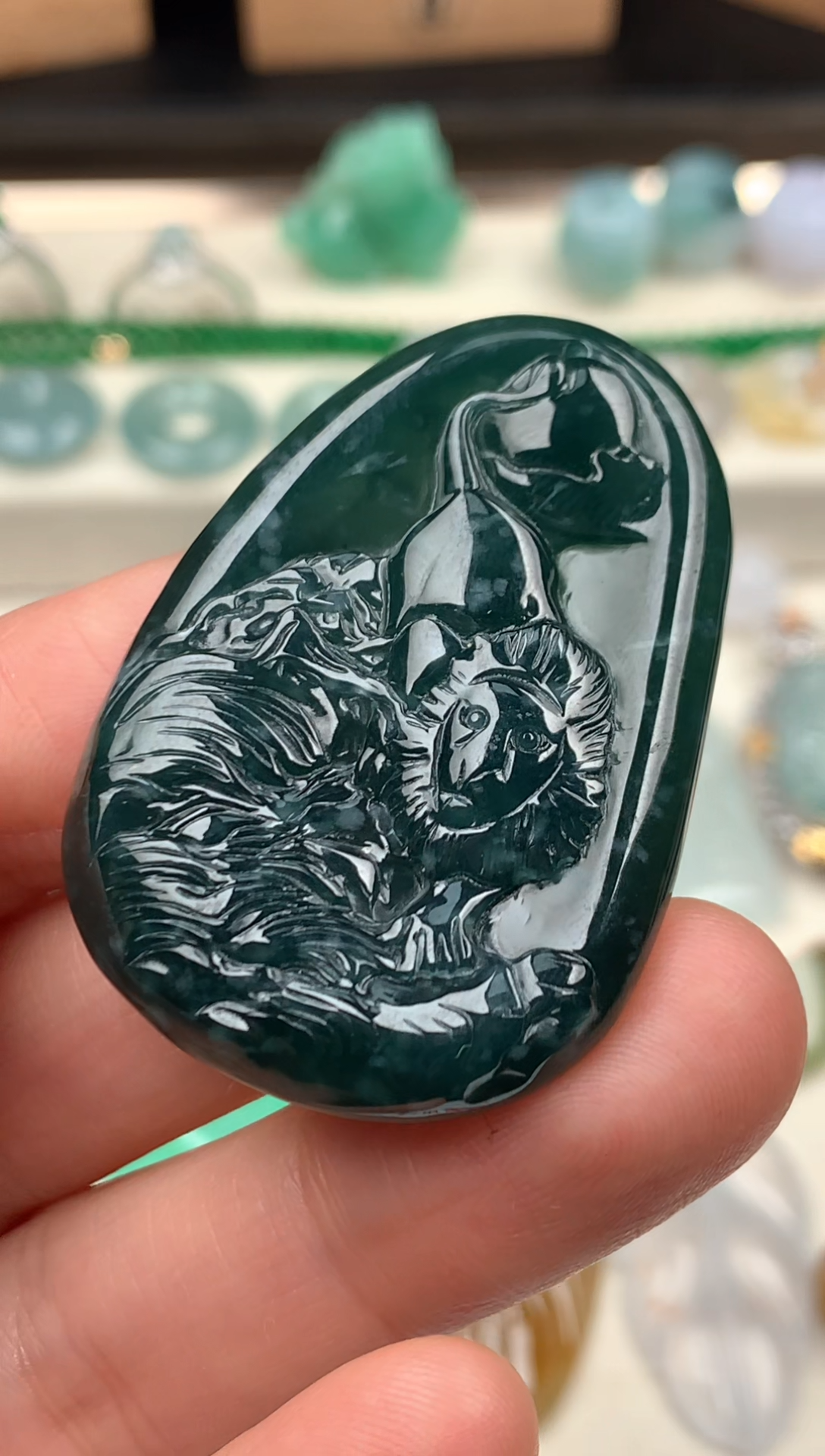 颈饰未镶嵌翡翠吊坠危地马拉