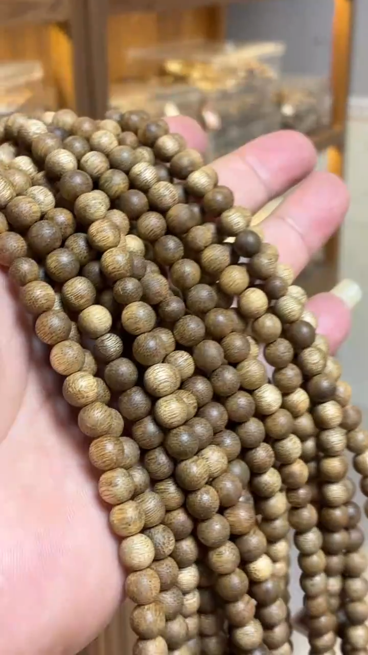 沉香手串 文莱圆珠长串0.7+多样性发其一