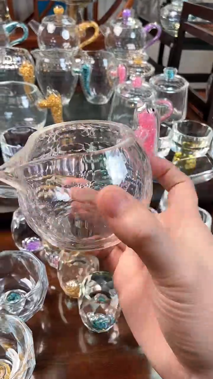 【闪购商品】玺宴新款水晶胖公杯粉钻