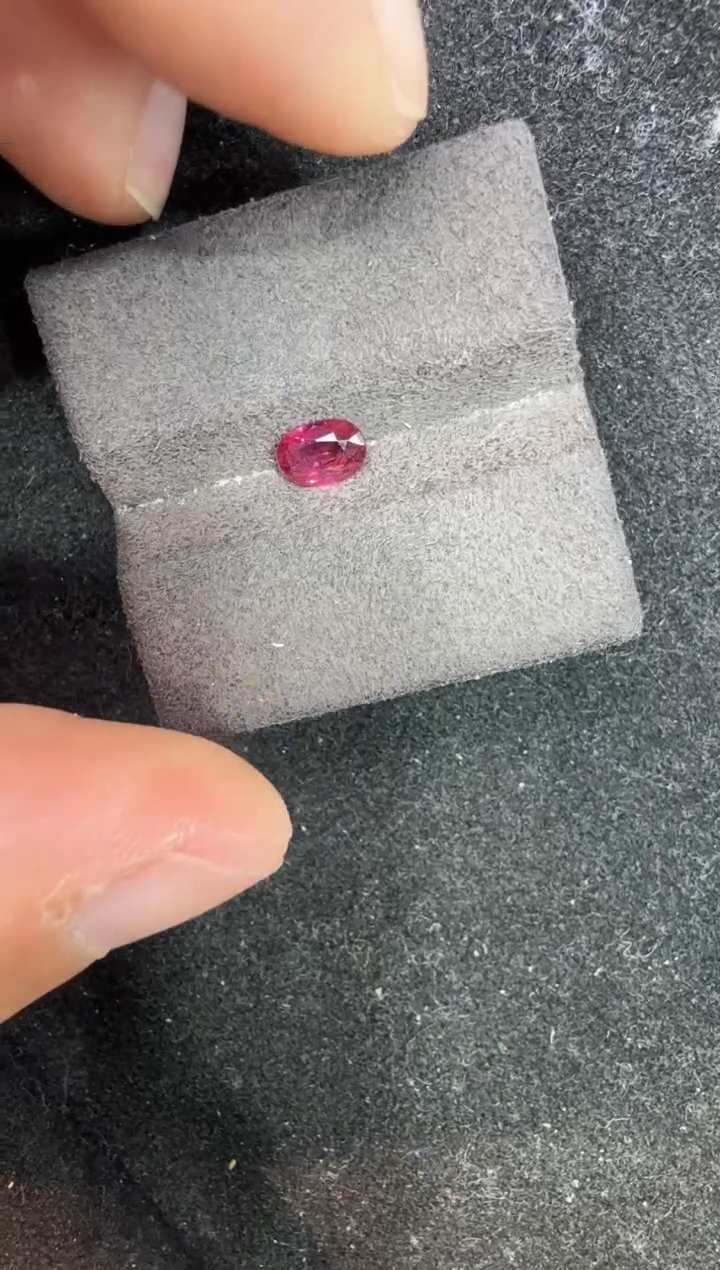 未镶嵌定制定制红宝石0.51克拉天然无烧