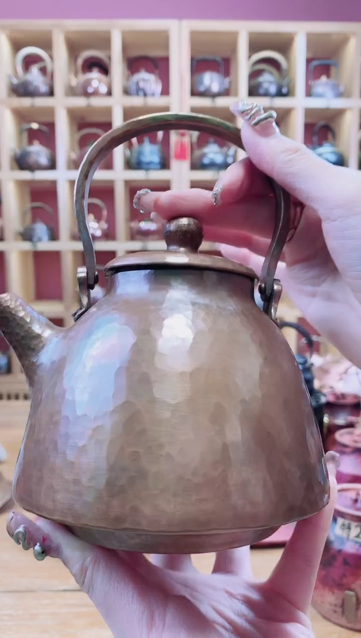 【闪购商品】提梁特1小号老铜壶         