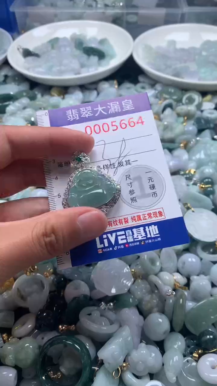【闪购商品】翡翠吊坠(不含链)未镶嵌5664