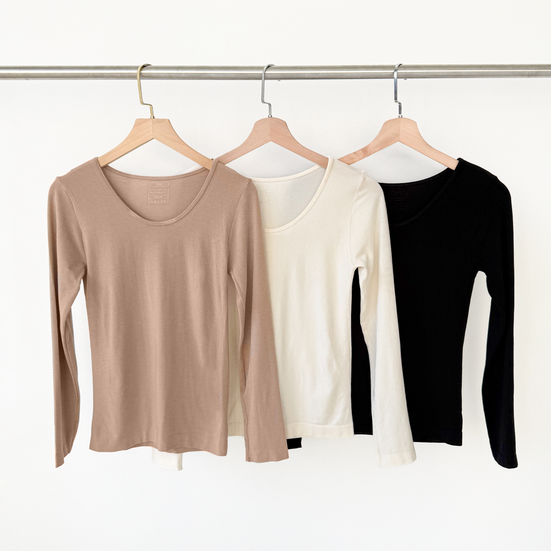 【无缝轻暖衣】秋冬发热保暖上衣圆领秋衣秋裤高弹女款修身打底时尚