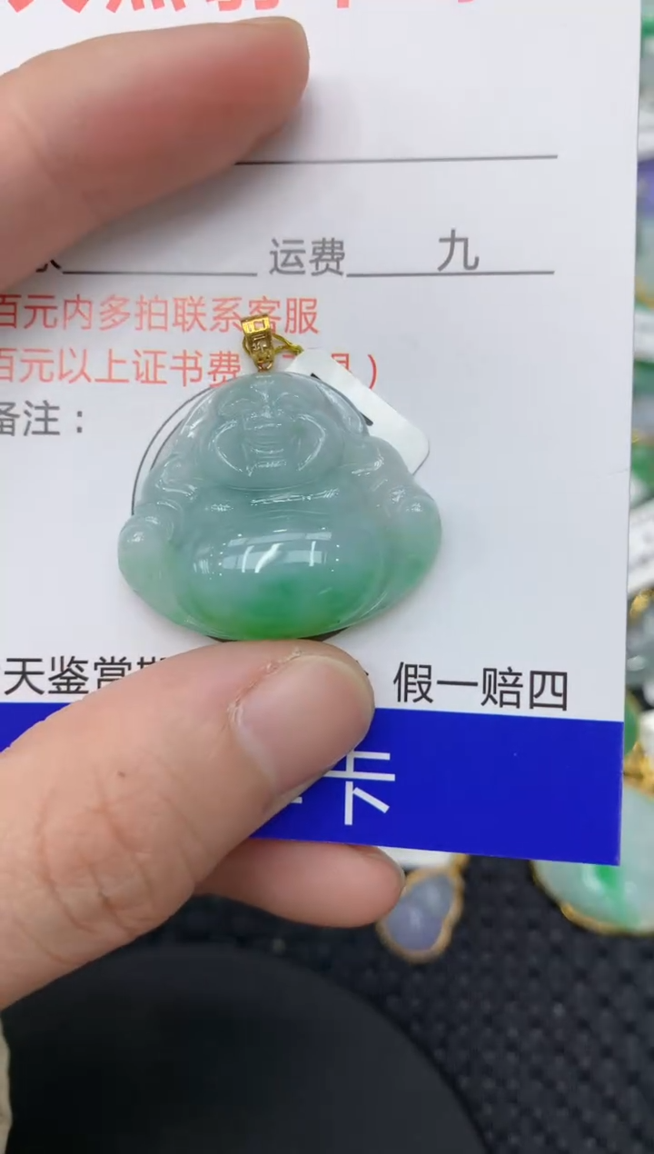 【闪购商品】翡翠颈饰18K金镶嵌11111111111