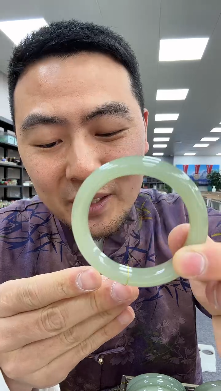 【闪购商品】和田玉手镯未镶嵌53.5  776