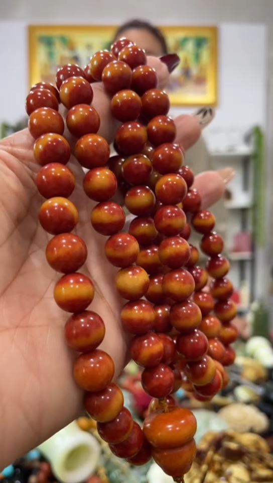 未镶嵌岫玉手链   