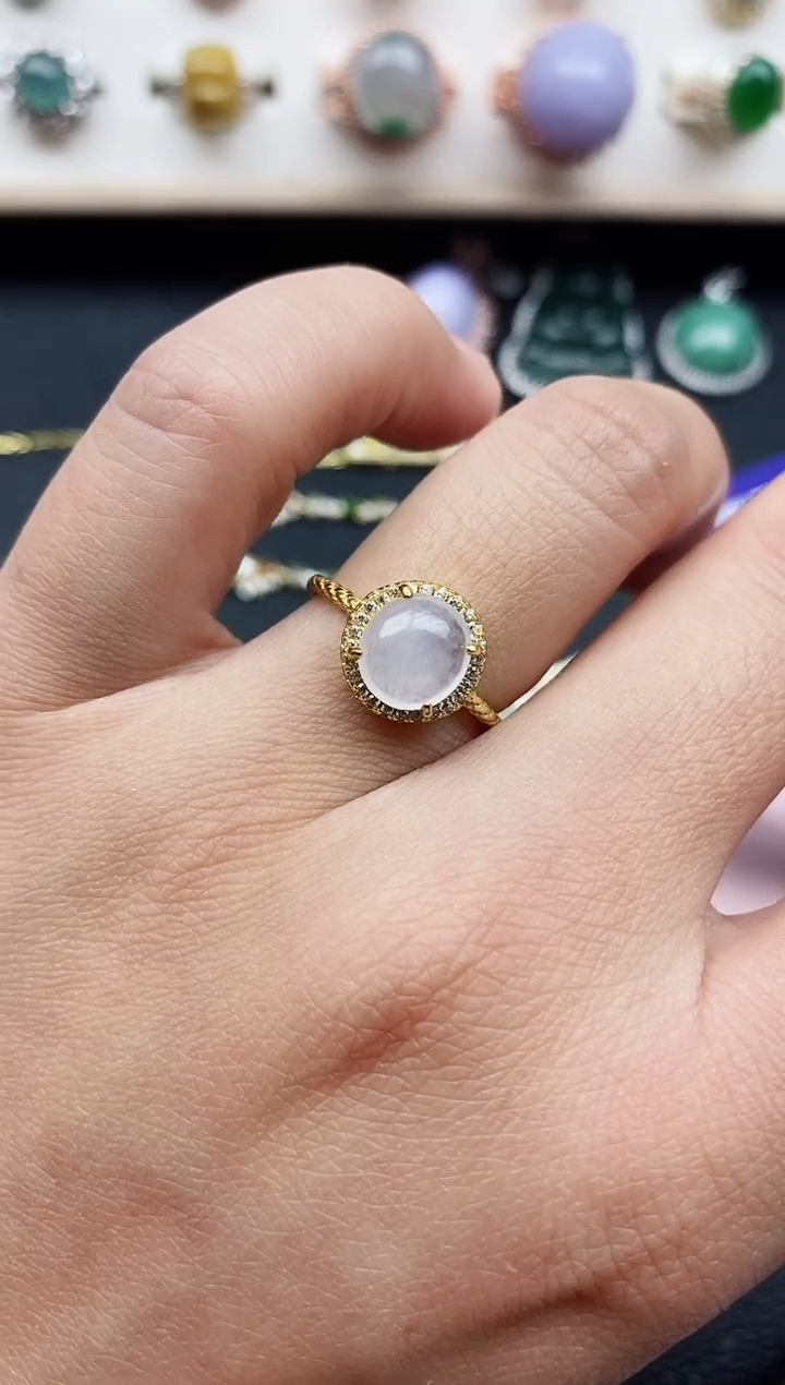 【闪购商品】翡翠戒指银S925镶嵌11111