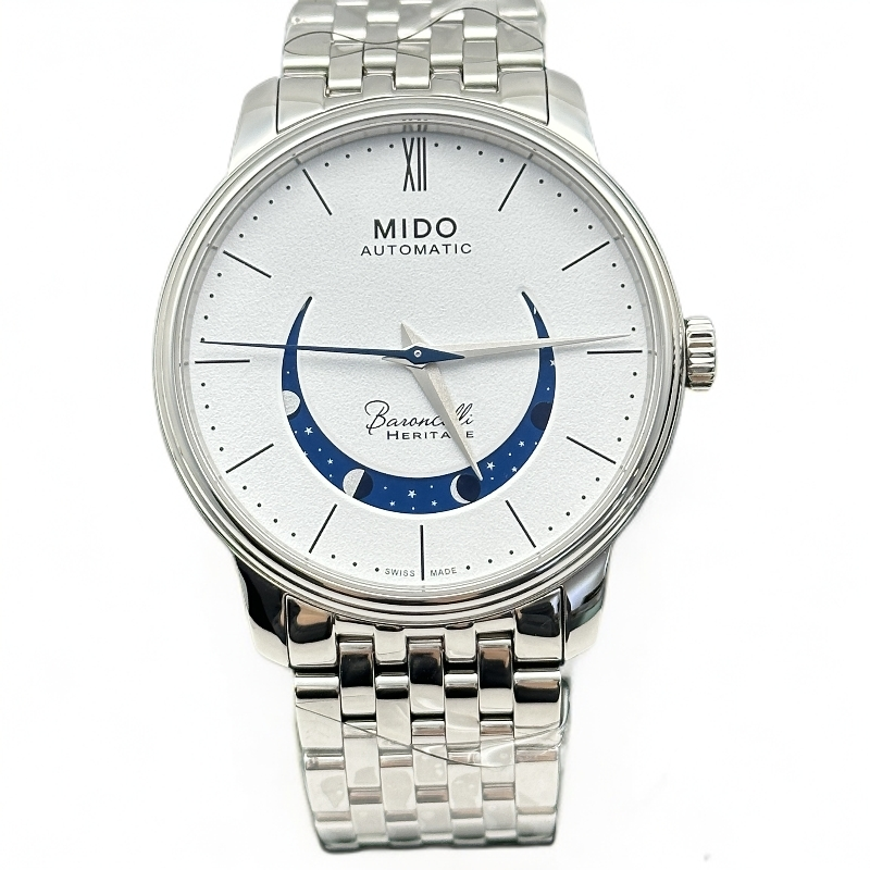 99新 Mido/美度 四十周年/臻耀/男士机械腕表/M027/公价9500/39MM