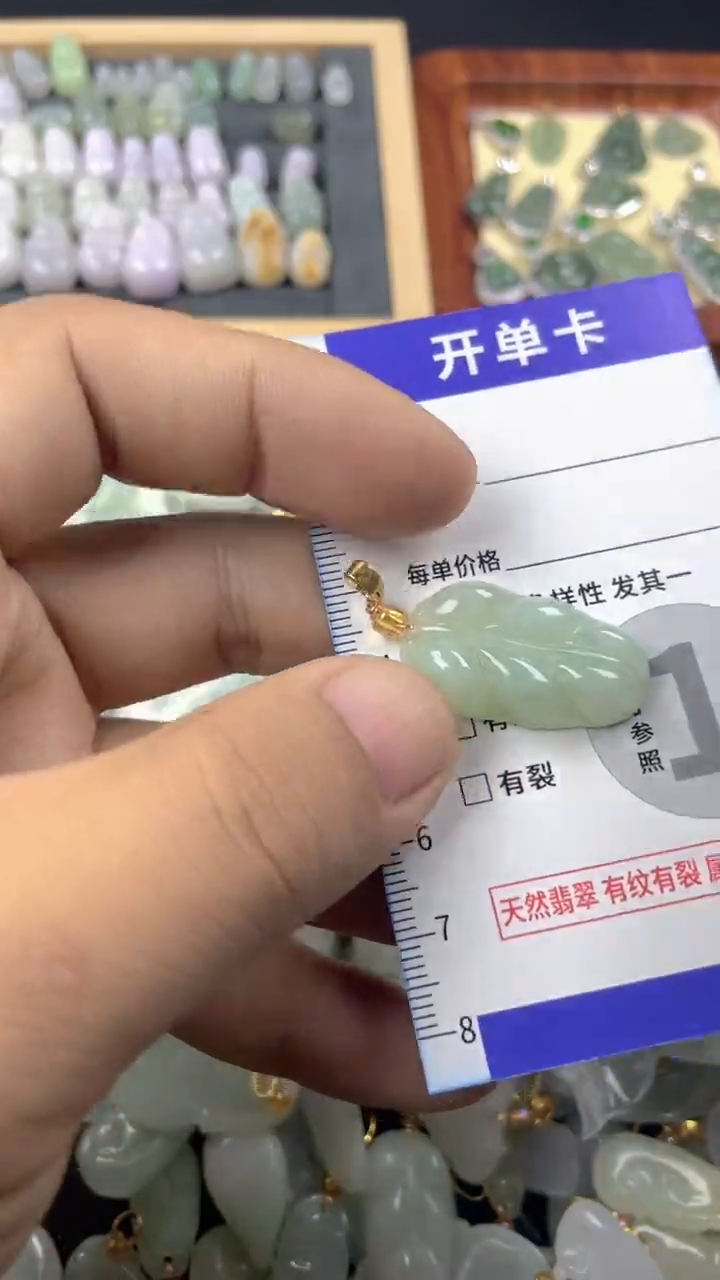 颈饰未镶嵌翡翠天然A货翡翠