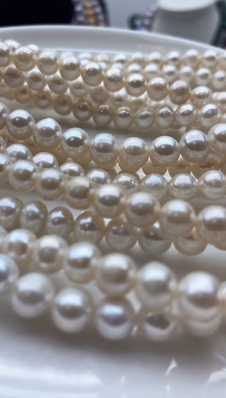 【闪购商品】淡水珍珠颈饰钛钢63