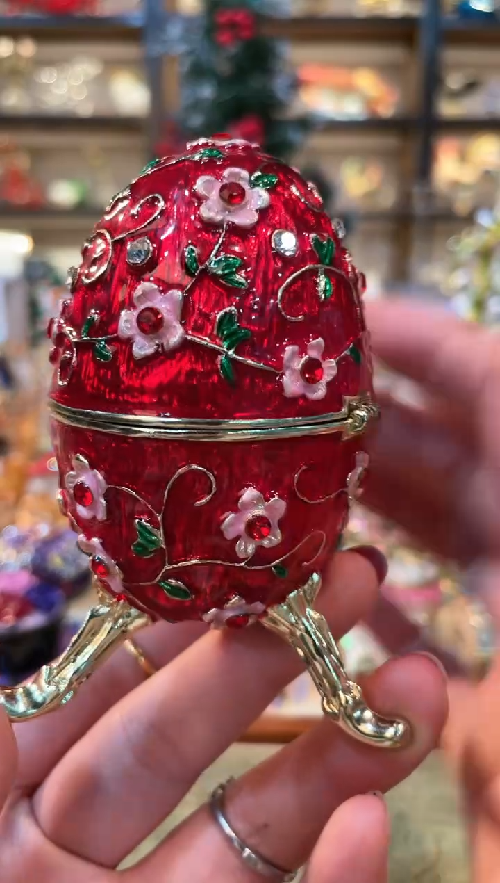 【闪购商品】珐琅彩首饰收纳盒