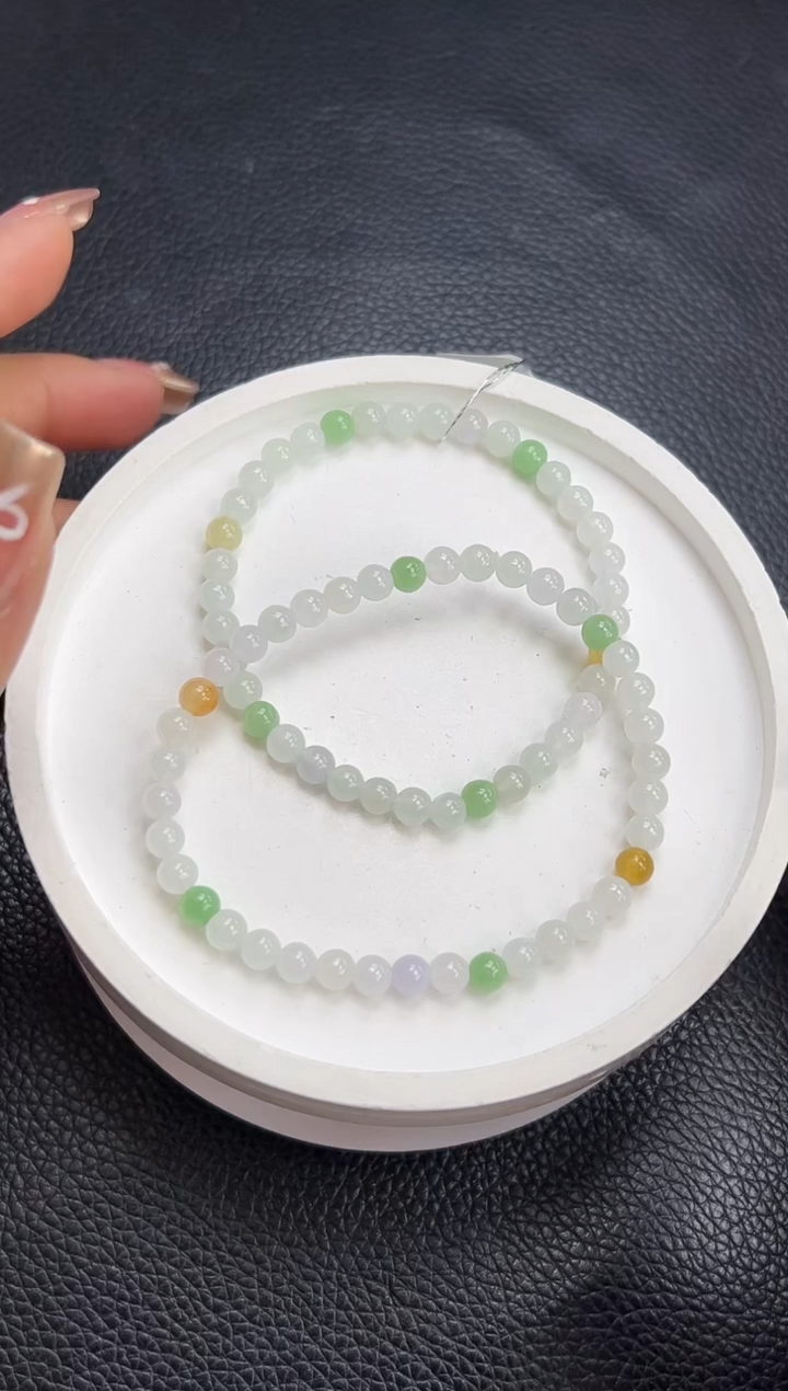 【闪购商品】翡翠手串未镶嵌YM626 多宝手串多样性发一
