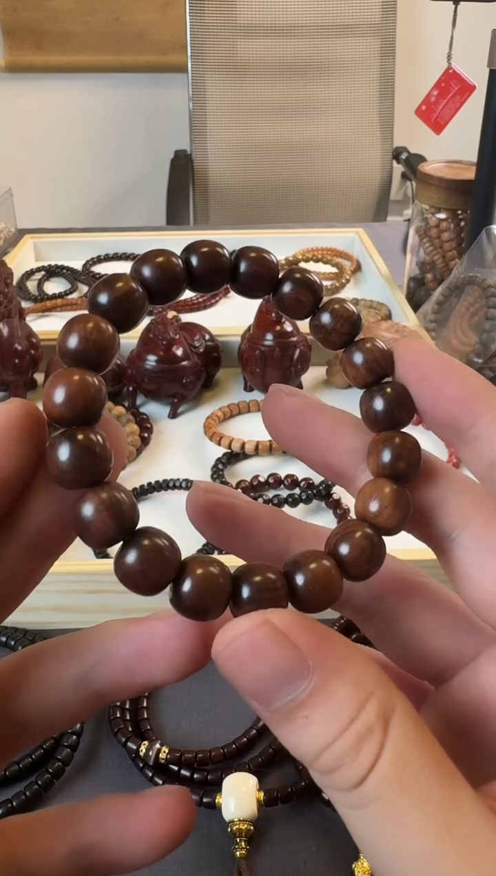 黄花梨/降香黄檀手串/手链海南黄花梨紫油梨11.5mm