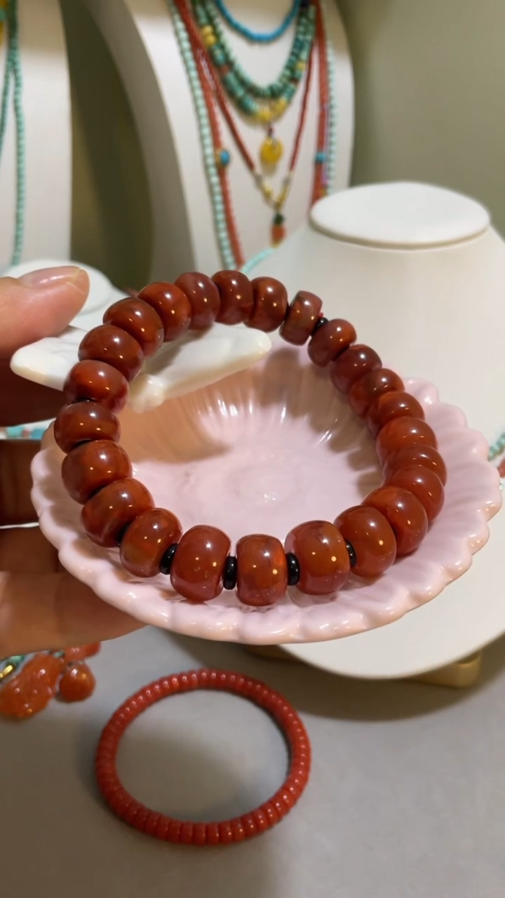 未镶嵌南红玛瑙珠宝奇石11.8mm南红手串