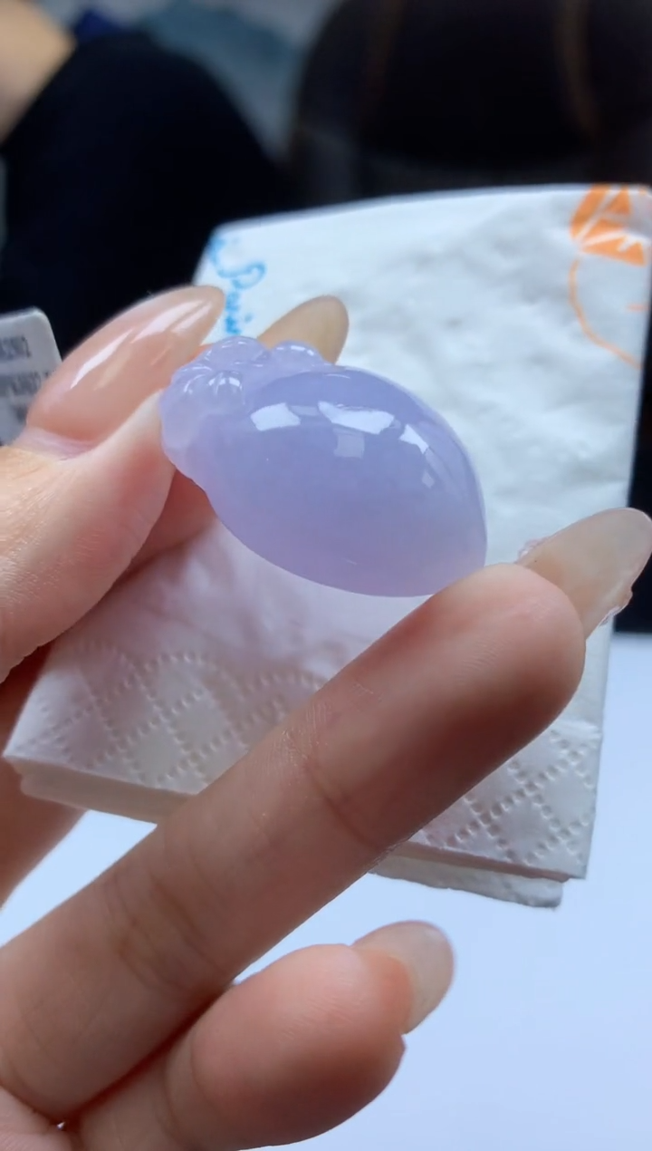 【闪购商品】定制翡翠未镶嵌009ee-毛货挂件30