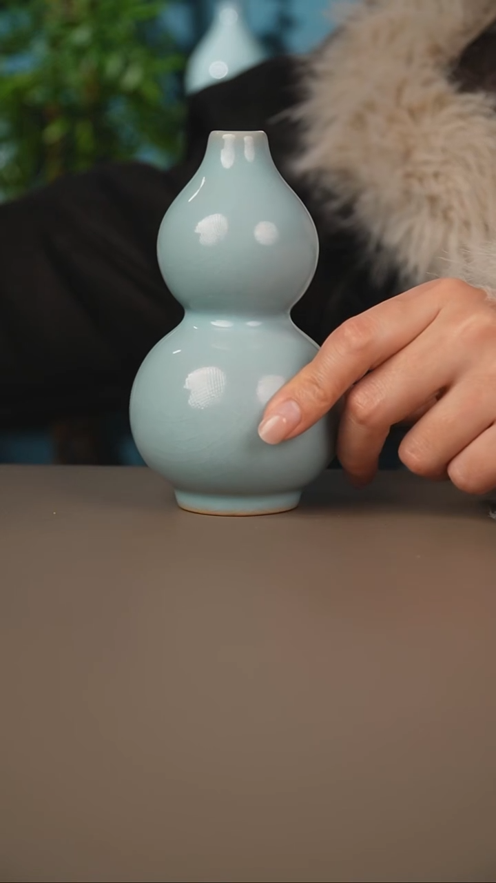 天青葫芦瓶14     