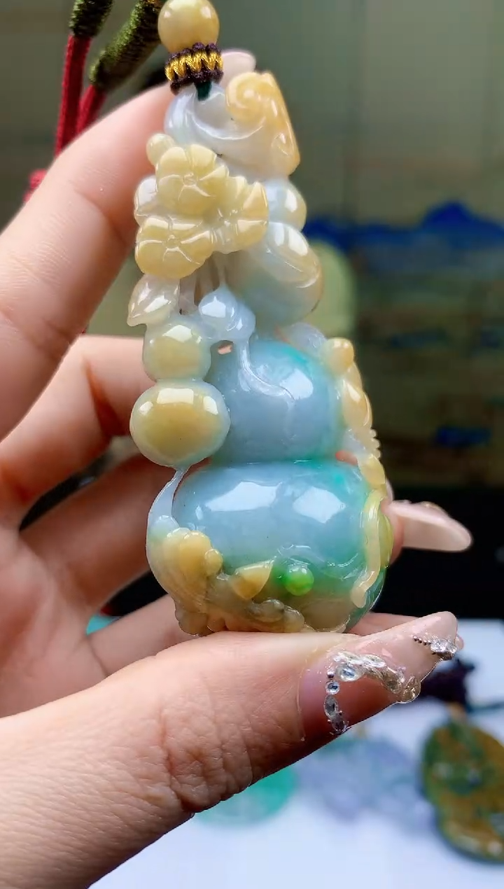 【闪购商品】定制翡翠未镶嵌4902ty-毛货挂件72