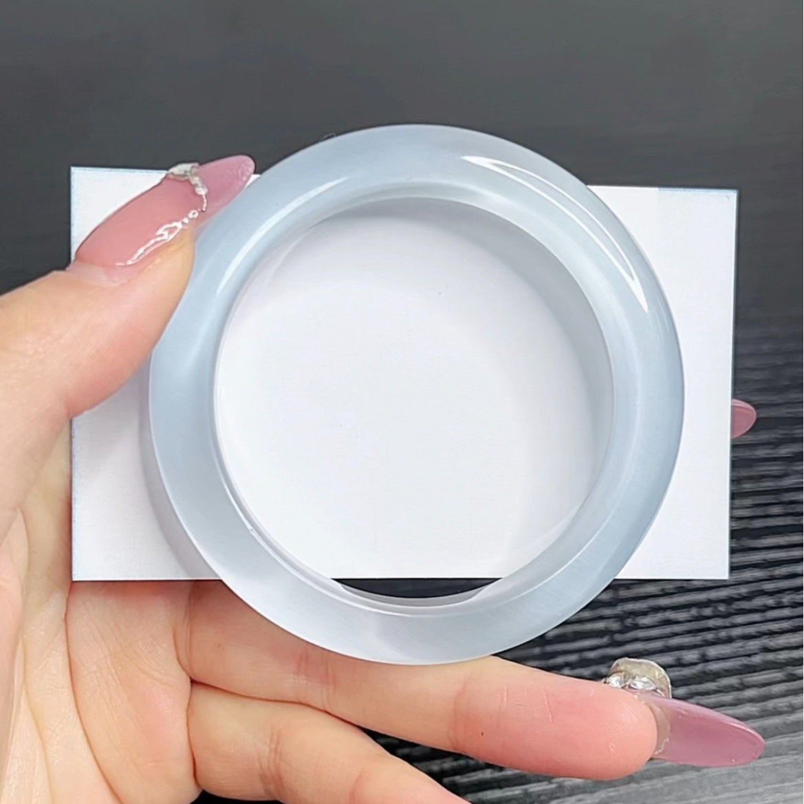   手镯冰冰蓝62圈口气质简约款