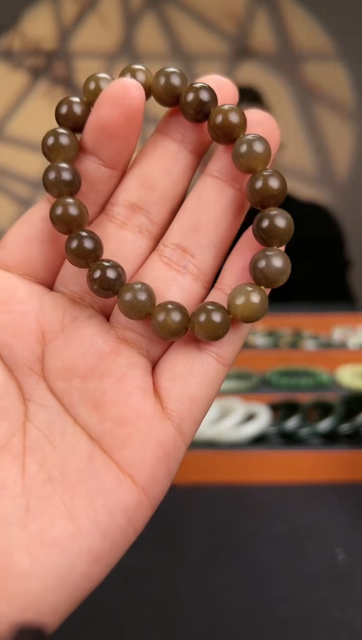 【闪购商品】和田玉手串未镶嵌糖玉