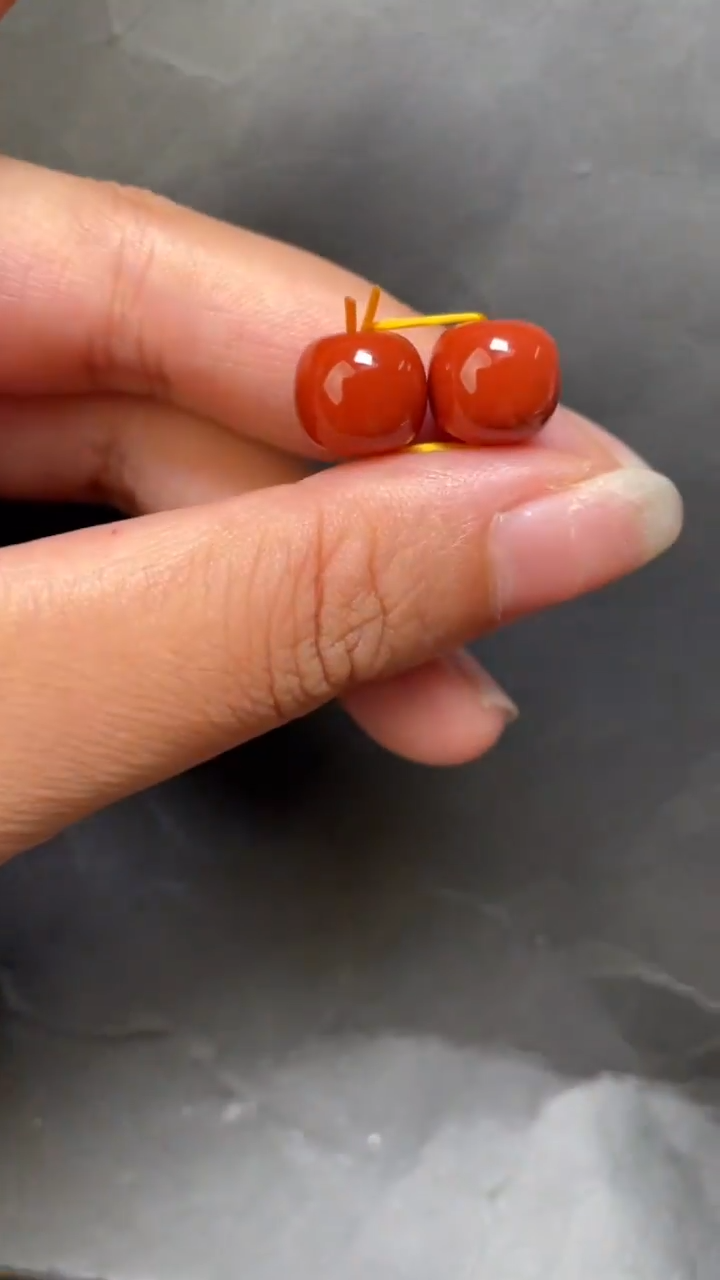 未镶嵌7南红玛瑙配饰---10*9