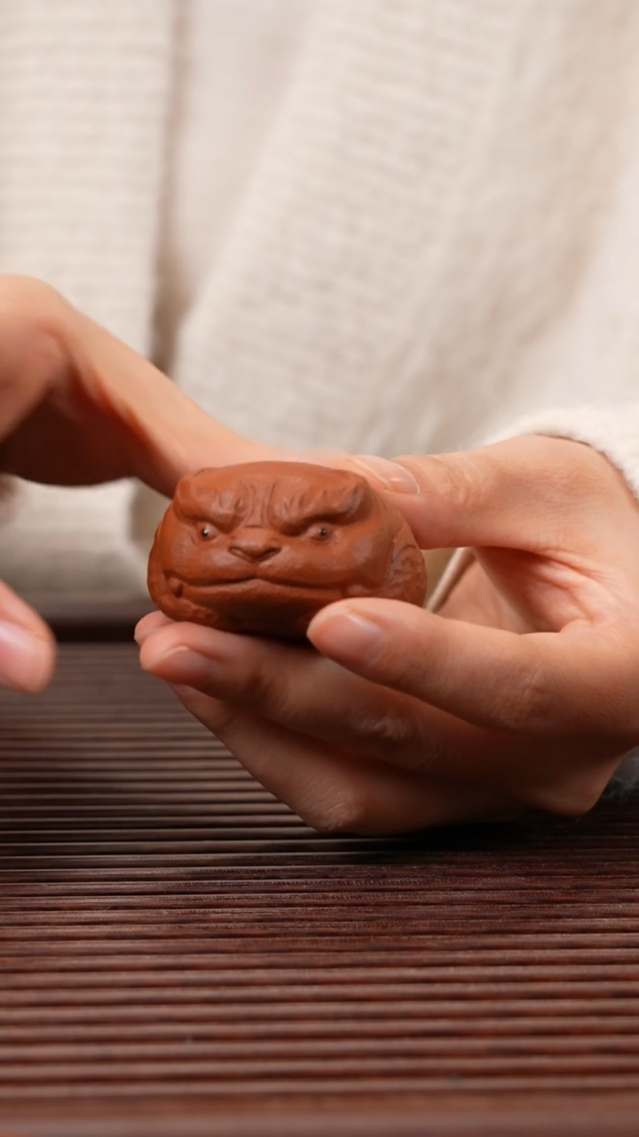 【闪购商品】紫砂茶宠朱泥貔貅