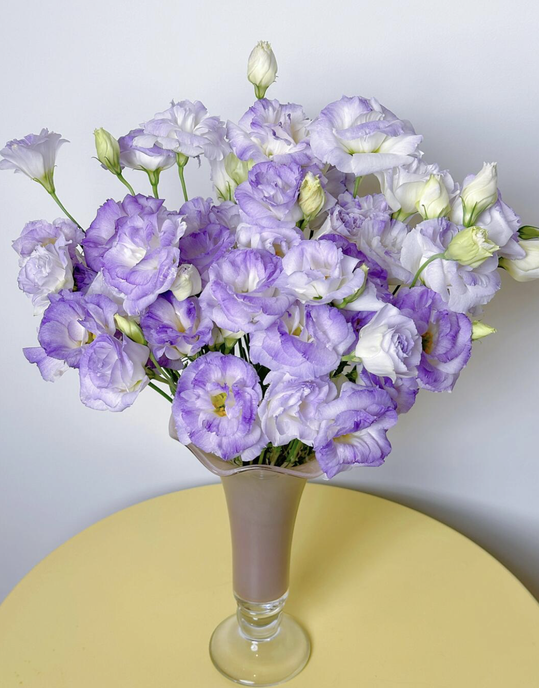 【大聪明卖花】烟灰紫洋桔梗云南直发鲜花客厅高级感插花鲜花鲜切花