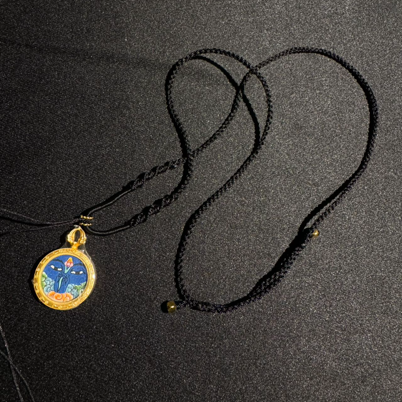 唐卡 生肖守护 锁骨链 纯手工编织 纯手绘 热贡