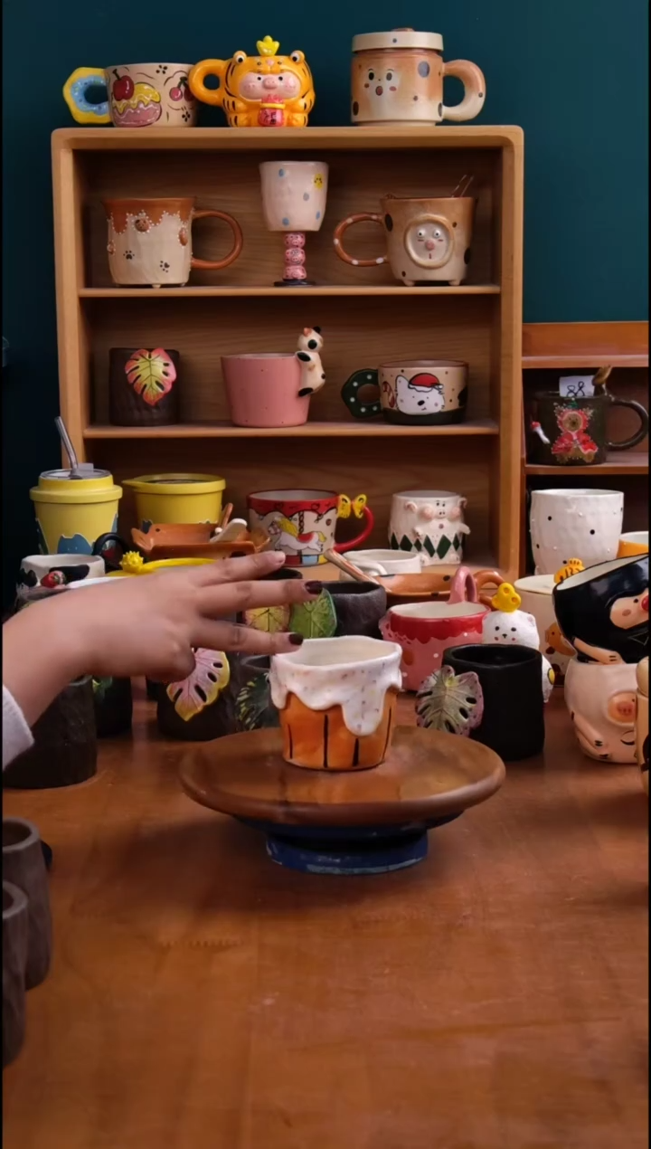 摆件陶景德镇原创手工陶瓷