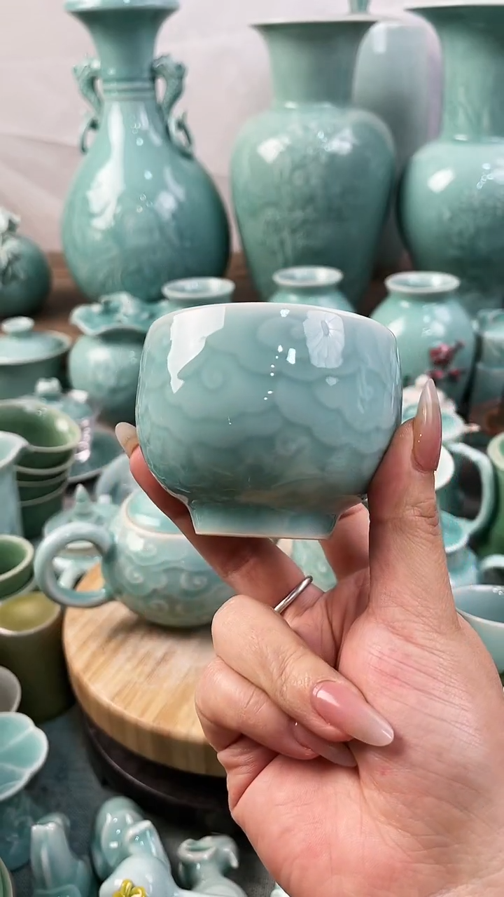 【闪购商品】福利款 慧仙青瓷 瓷器 主人杯