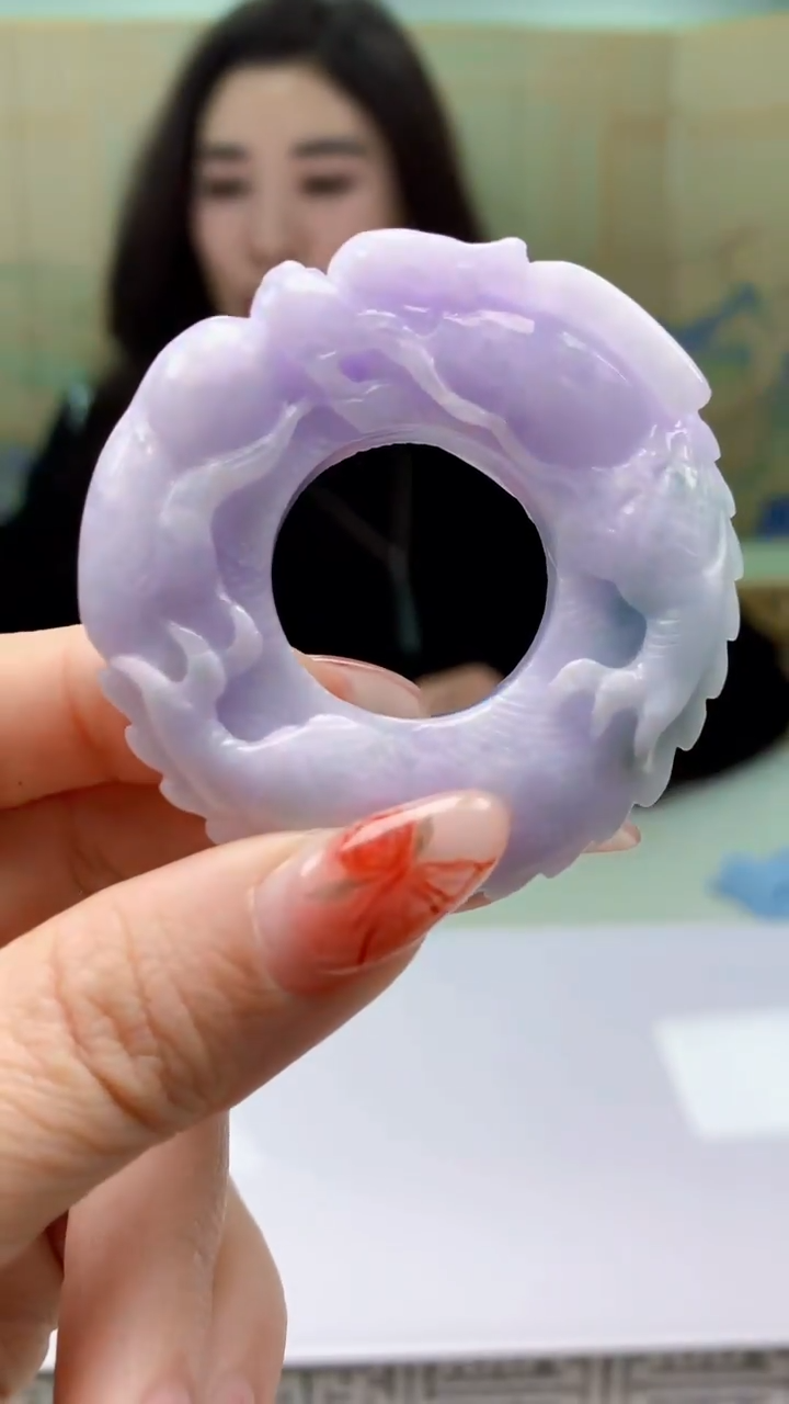 【闪购商品】定制翡翠未镶嵌4829ty-毛货挂件14