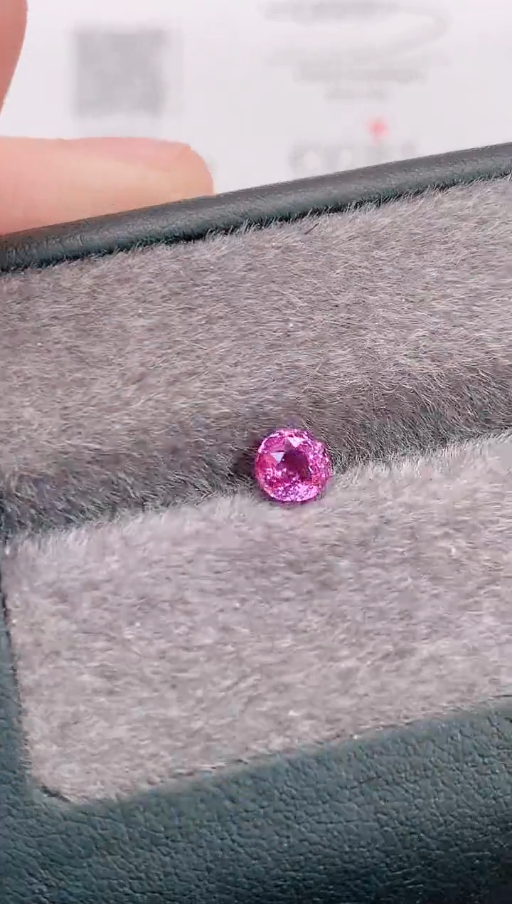 裸石蓝宝石逛****l1.03-3100天然无烧帕帕拉恰色蓝宝石