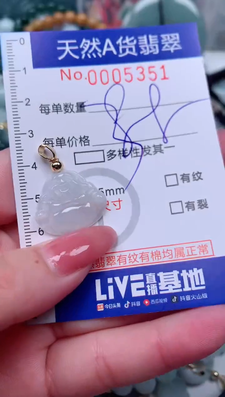 【闪购商品】翡翠颈饰未镶嵌00005351