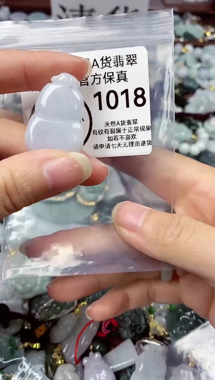 【闪购商品】翡翠颈饰未镶嵌天然A货翡翠1018
