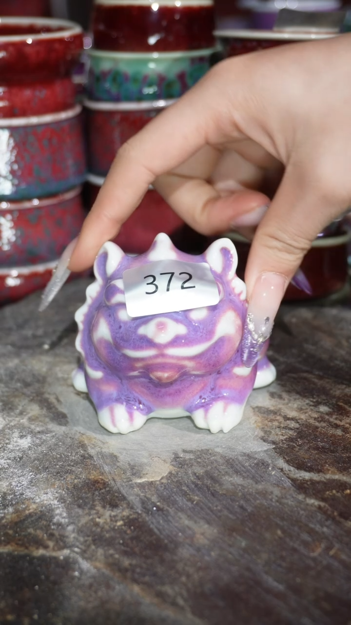 摆件陶精品窑变钧瓷茶器