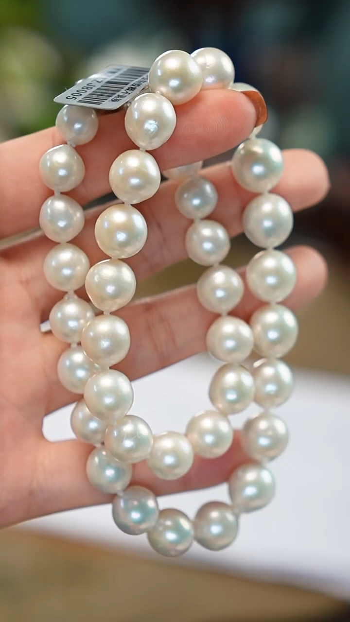 颈饰银S925镶嵌淡水珍珠，项链，多样性发其一，