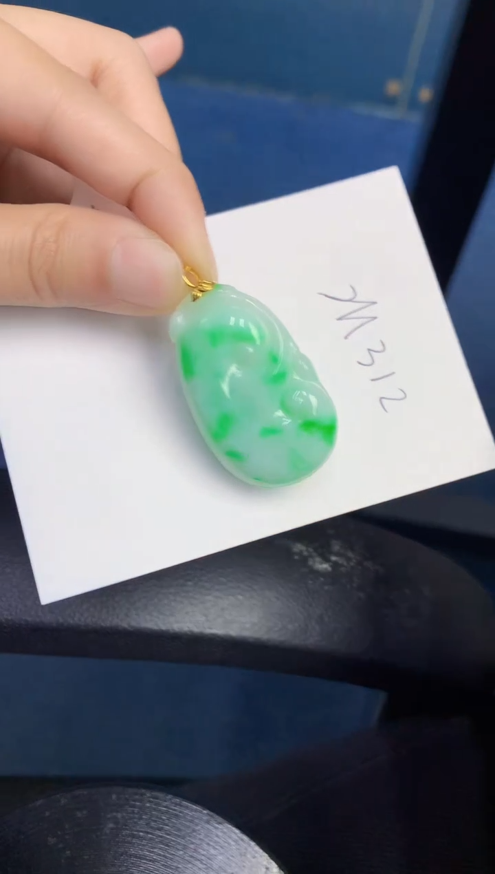 【闪购商品】翡翠颈饰18K金镶嵌000000000