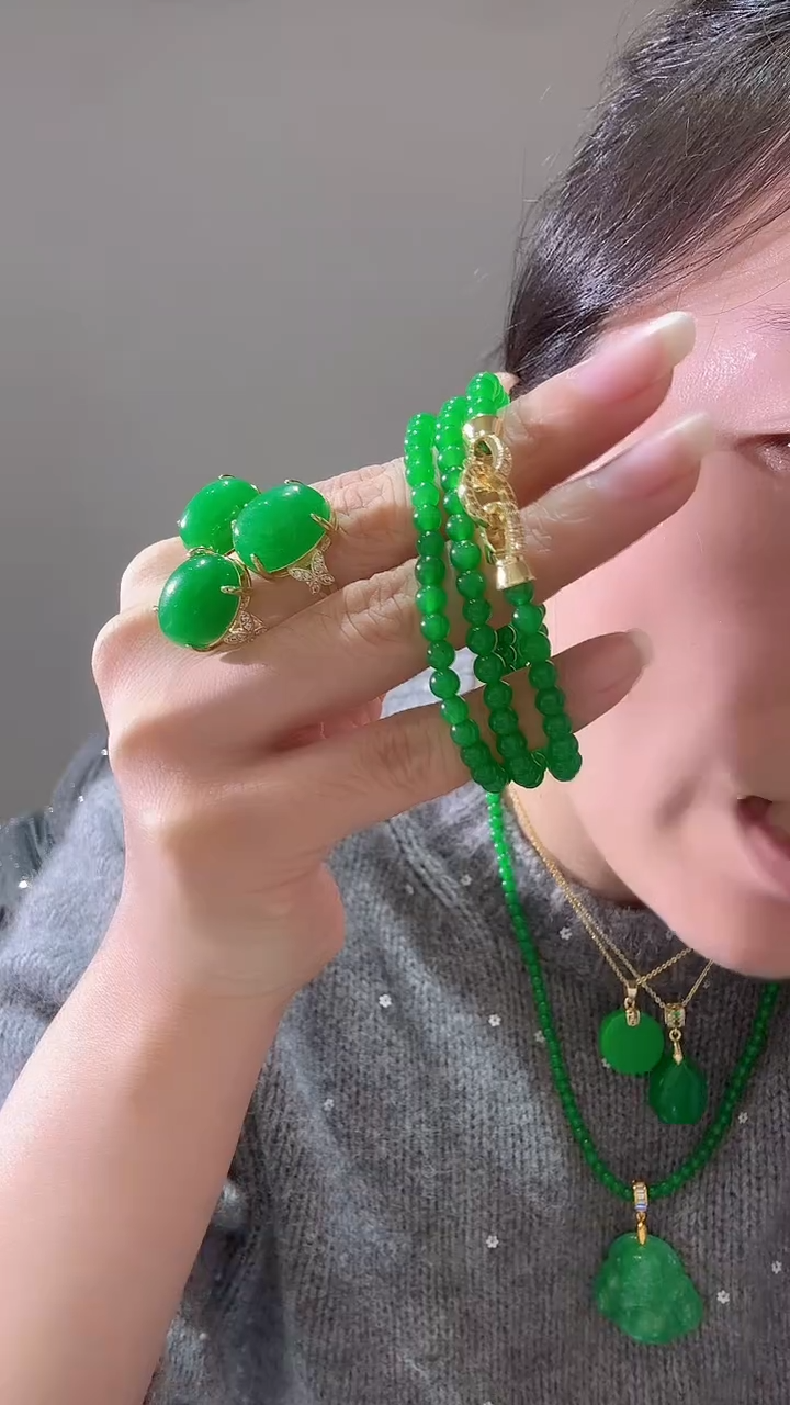 颈饰未镶嵌翡翠4小米项链