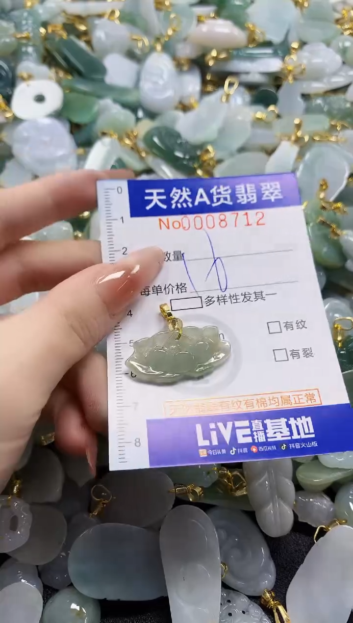颈饰未镶嵌翡翠天然A货翡翠