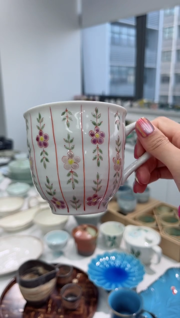 【闪购商品】瓷片风吹麦浪马克杯