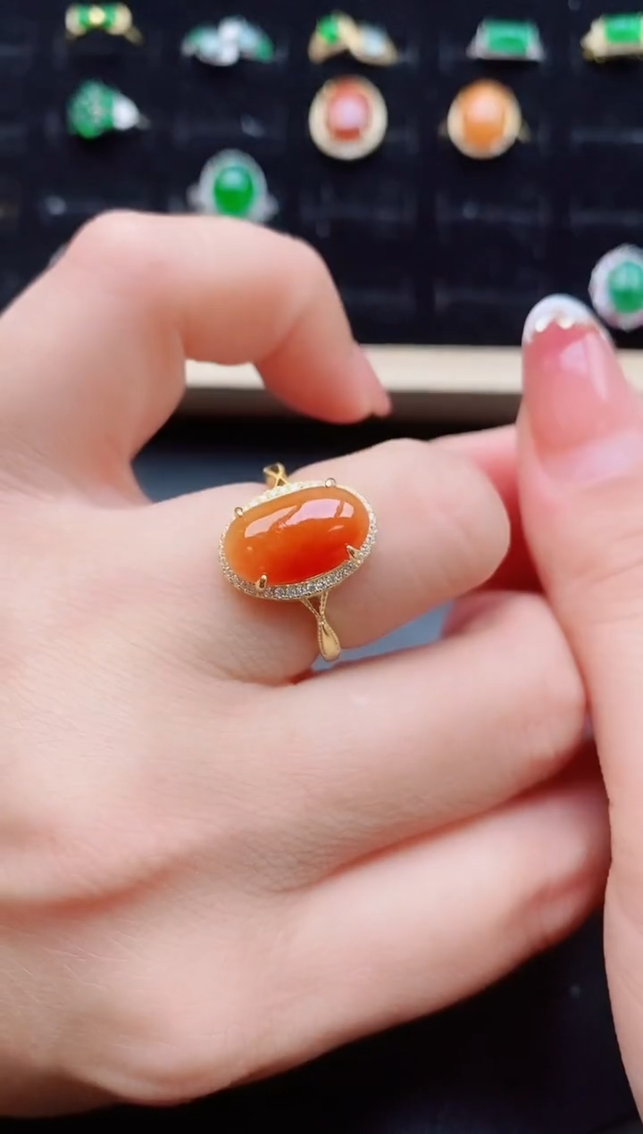 【闪购商品】翡翠戒指银S925镶嵌1212