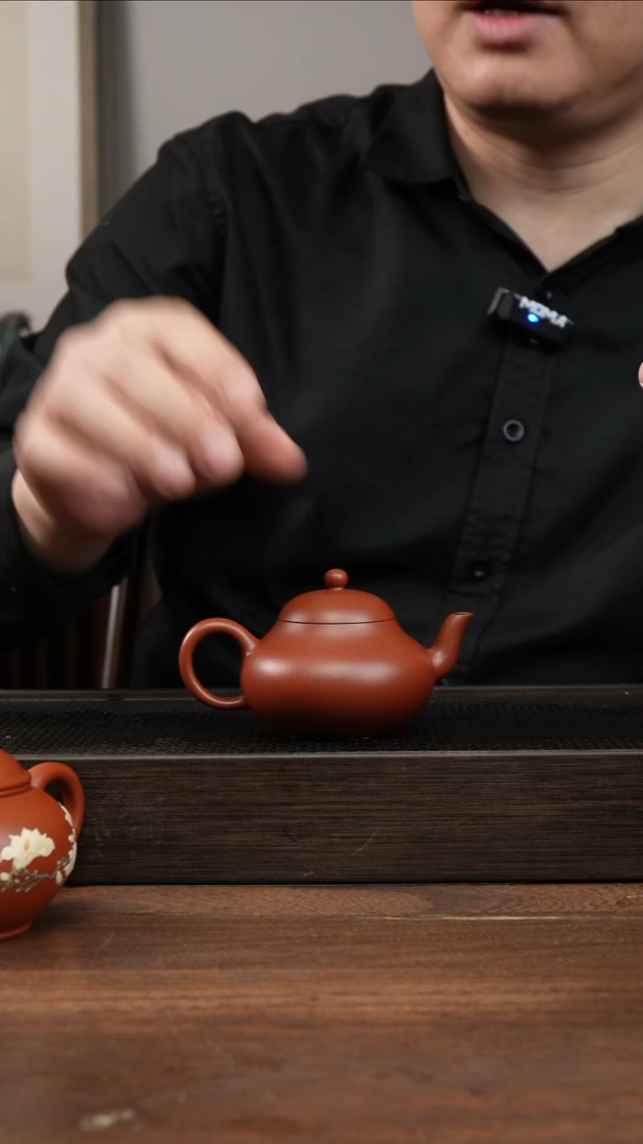 茶杯紫砂朱泥梨形       140CC 